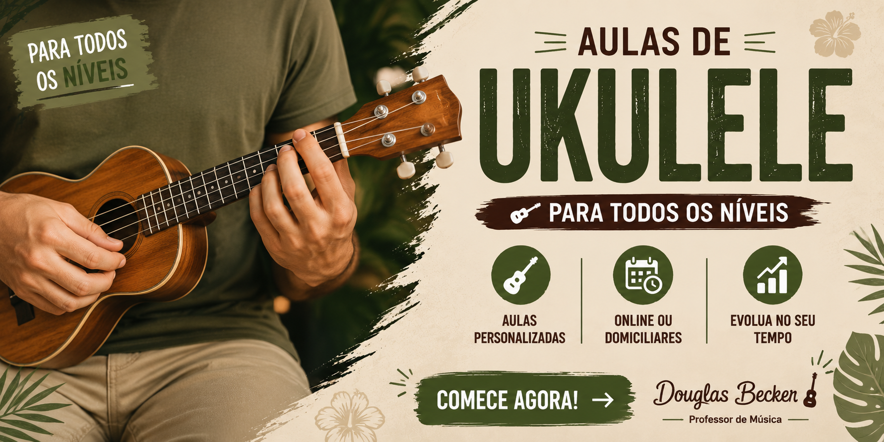 Aulas de ukulele